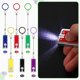 thumbnail image 3 of Juego de 12 llaveros con cuentas y mini luces LED para regalo., 3 of 5