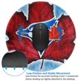 thumbnail image 2 of Toronto Baseball Round Non-Slip Rubber 4 PCS 8in Mouse Pad 3mm Thick Polyester Surface for Office Gaming PC, Bluebird Mouse Pad LS236, 2 of 7