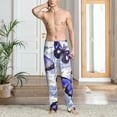 thumbnail image 2 of Rateoe Butterflies Pattern Men’s Ultra-Soft Comfy Pajama Lounge Pants Sleepwear,Comfortable Lounge Wear,lightweight Pajamas, Casual Home Wear-Medium, 2 of 6