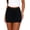 Basic Black, variant on Womens Mini Skorts Sexy Mid-Waisted Pencil Bodycon Short Skirts with Side Split 2026