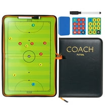 Soccer Coaching Board, FantasyDay Portable Magnetic Football Coach Tactics Clipboard Futsal Tactical Strategy Blackboard - Sport Gift Training Assistant Equipment KIt with Player Markers, Pen, Eraser
