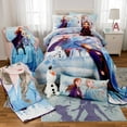 thumbnail image 2 of Disney Frozen 2 Kids Weighted Blanket 5 lbs, 40 x 60 in, Blue, 2 of 4