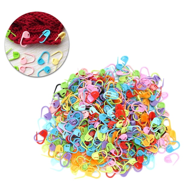 Stitch Counter, 1000Pcs Pins Crochet Clips Plastic For DIY Handicrafts For Crocheting