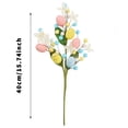 thumbnail image 2 of Artificial Easter Sprays Vine Stems, Artificial Easter Egg Picks Easter Floral Picks Colorful Easter Egg Picks Decorative Easter Egg Twig Branches for Floral Arrangement, Yellow, 2 of 5