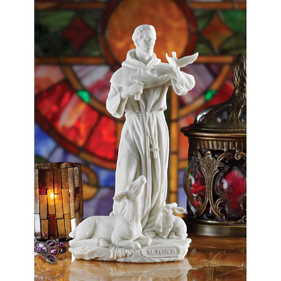 st francis resin statue