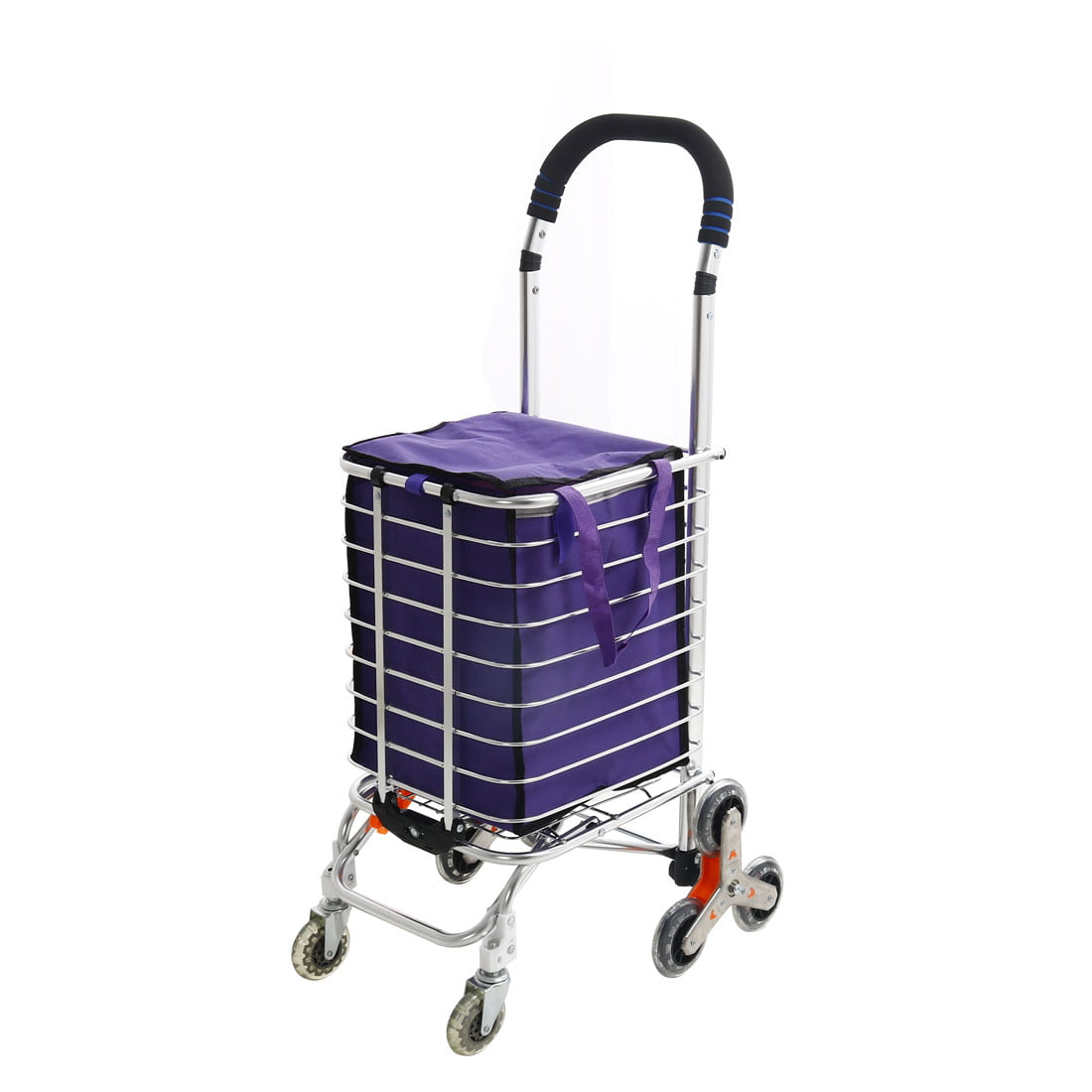 NDDDSD Shopping Cart Small Cart Folding Carts Portable Carts Household Climbing Stairs Shopping Carts for The Elderly Rolling Bag Cart Color : A 