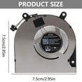 thumbnail image 5 of Gieenan CPU Cooling Fan for Pavilion x360 Convertible 14M 14-DW L96492-001 Notebook Graphics Card Cooler Radiators Heatsink, 5 of 10