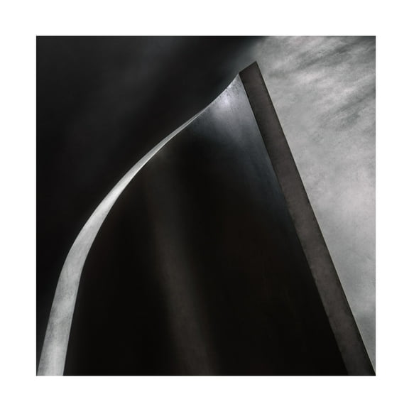 Canvas Wall Art - Gilbert Claes 'Curved Steel' Wall Art for Living Room, Bedroom, or Office Décor by Trademark Fine Art - 14 x 14 Inches