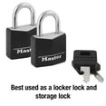 thumbnail image 2 of Master Lock 1-3/16” Covered Solid Body Padlock, 2 of 5