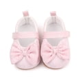 thumbnail image 2 of Baby Girls Princess Shoes, Soft Bow Flower Non-slip Toddler Shoes, 2 of 6