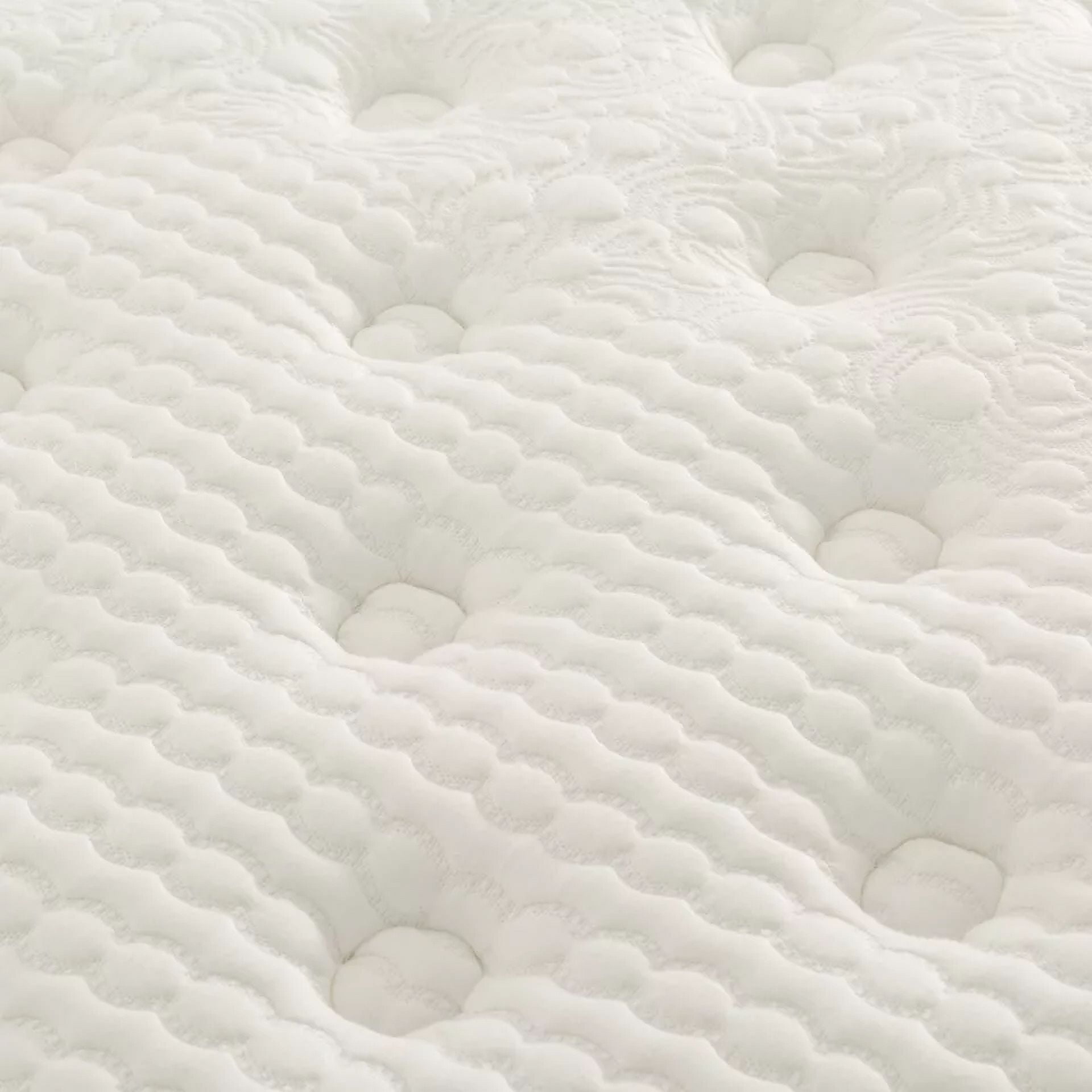 16 in. King Size Pocket Coil Hybrid Mattress, Euro Top Gel Memory Foam Mattress in a Bed