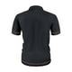thumbnail image 4 of Blusa y camisa de manga corta con cuello vuelto para hombre, informal, de moda, de color liso, con botones, solapa y hebilla de gancho, camiseta de manga corta de poliéster para hombre., 4 of 5