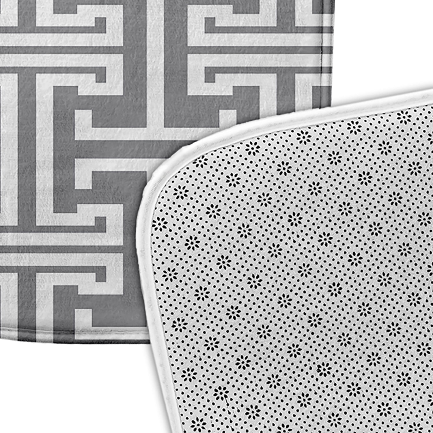 Simply Daisy Geometric Pet Feeding Mat for Dogs and Cats