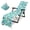 E, variant on Fridja Beach Chair Cover Printed Beach Towel Polyester Cotton Lounge Chair Towel for Home