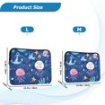 thumbnail image 4 of FORMRS 15"-15.6" Laptop Sleeve Protective Case Soft Carrying Quilted Computer Bag Cover, Light Pink Jellyfish, 4 of 7
