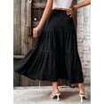 thumbnail image 2 of Cuteduck Women's Flowy Pleated Tiered Skirt Casual A-Line Midi Skirt S-2XL, 2 of 7