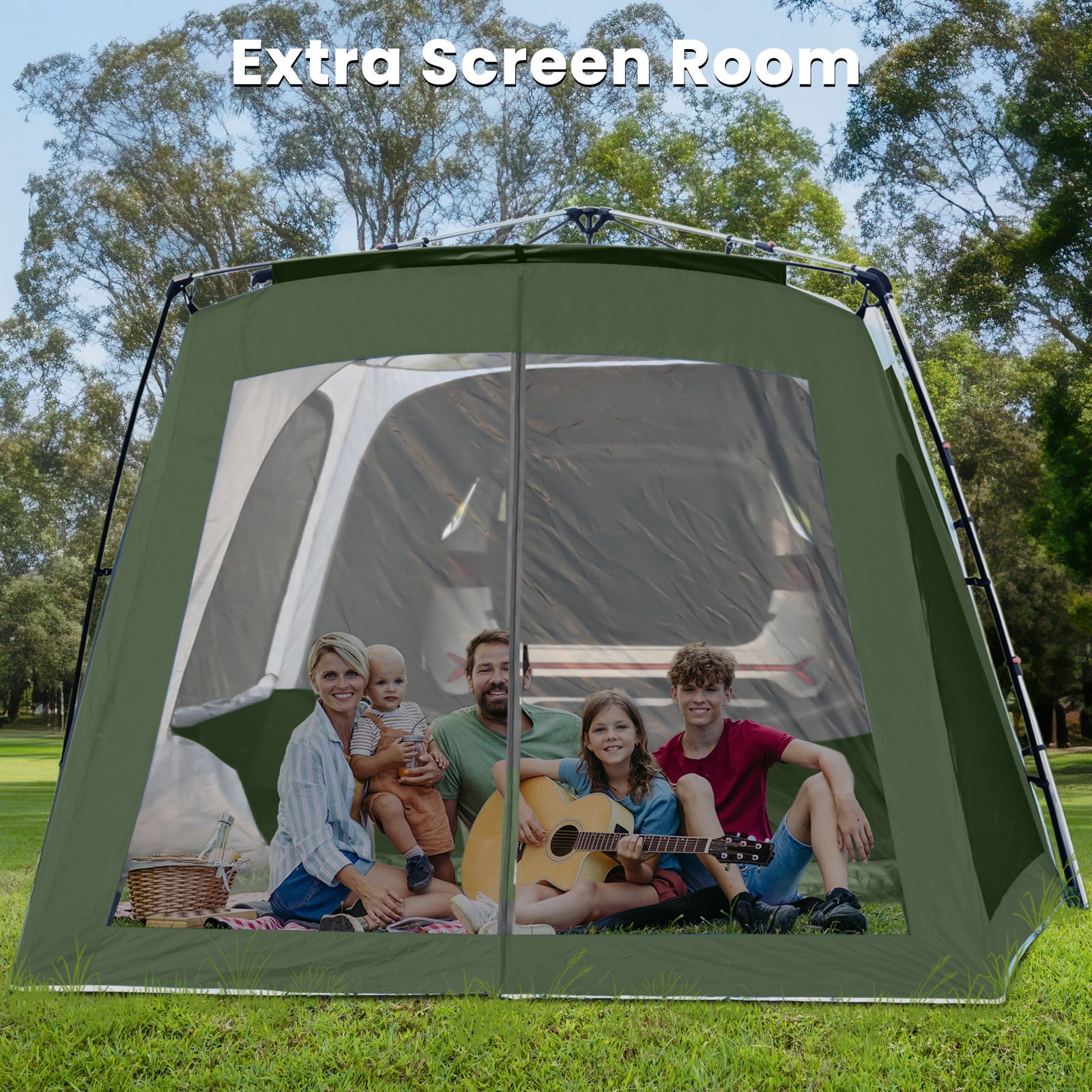 CROSSRARD POINT１person tent Ozark Trail 8-Person Connect Tent with Screen Porch