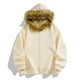 thumbnail image 1 of pstuiky manga larga para hombre, Chaqueta tipo cárdigan con cremallera y capucha de manga larga de color liso para hombre camisetas de hombre l, 1 of 5