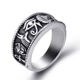 thumbnail image 1 of ELFASIO Stainless Steel Octopus Ring for Men Tentacles Retro Gothic Punk Style Jewelry Silver Black Vintage Rings,Size 10, 1 of 5