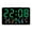 Black shell green li, variant on Small Digital Clock with Integrated Hygrometer Thermometers Large LED Display Adjustable Brightness Environment Monitor