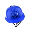 thumbnail image 1 of La Cabeza Solar Del Sombrero Del Casquillo Del Trabajo Del Casco De Seguridad Accionada Protege Con El Ventilador De Enfriamiento Azul Sunnimix Casco de trabajo Safty, 1 of 8