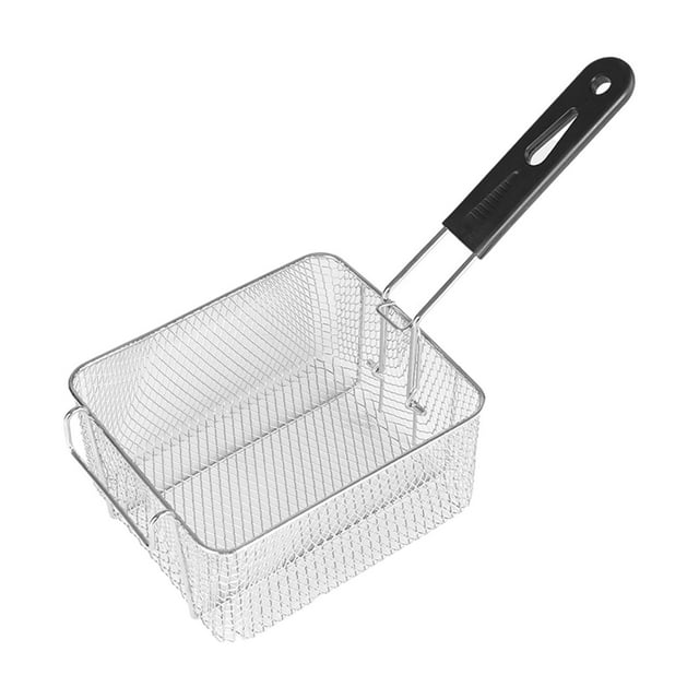 Freidora de acero inoxidable con soporte para colgar patatas fritas 20cm x 172cm x 105cm
