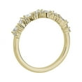 thumbnail image 2 of 0.30 T.C.W Brilliant Marquise Cut Natural Diamond Latest Design with Accents Engagement Eternity Band for Women Solid 18K Yellow Gold Size 3, 2 of 7