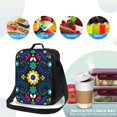 thumbnail image 4 of Balery Colorful Mexican Flower Caja de Almuerzo y Bolsa de Almuerzo para Hombres y Mujeres, Bolsa de Almuerzo Reutilizable con Gran Capacidad, Bolsa de Almuerzo Aislada, 4 of 7