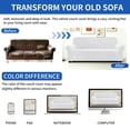 thumbnail image 7 of JIATER 4-Piece Sofa Cover Stretch Couch Cover Velvet Sofa Slipcover Furniture Protector with 3 Cushion Covers,Sofa White, 7 of 7
