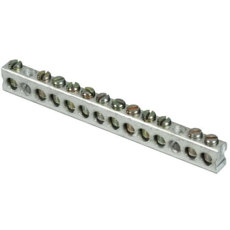 

Square D 12-Terminal QO & Homeline Aluminum Ground Bar Kit