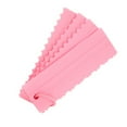 thumbnail image 3 of 4Pcs Cake Scraper Durable Eco Friendly Plastic 8 Styles Hanging Hook Design Cake Smoother for Baking DIY Pink, 3 of 9