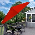 thumbnail image 5 of Budge 11ft Aluminum Patio Umbrella with Crank Lift and Tilt Function, 5 of 5