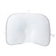 thumbnail image 1 of Almohada de viaje portátil para bebés, almohada ajustable para la cabeza y el cuello del bebé, soporte para asiento de coche, diseño ergonómico suave y transpirable, color blanco., 1 of 5