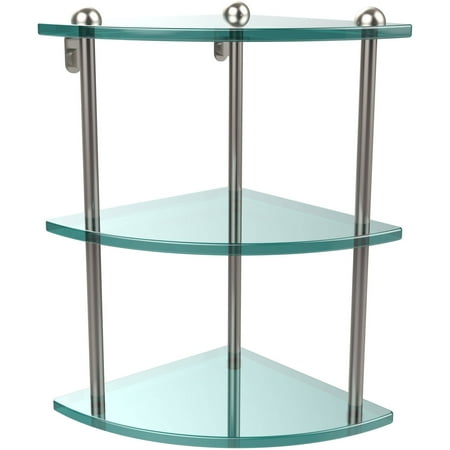 - 3-Tier Corner Glass Shelf (Build to Order)