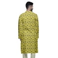 thumbnail image 5 of Atasi Printed Kurta For Men Mandarin Collar Cotton Poplin Casual Kurta Shirt, 5 of 7