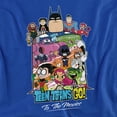 thumbnail image 2 of Teen Titans Go to The Movies Hollywood Women's T Shirt, Royal, X-Large, 2 of 6