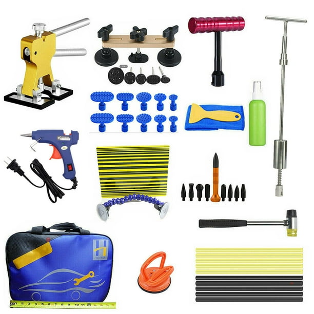 DIY Auto Body Dent Repair Tool Dent Repair Kit with Slide Hammer T Bar