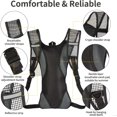 thumbnail image 2 of Hydration Pack Backpack, Water Backpack with 2L Bladder, for Hiking, Insulated Suitable Cycling, Running, Rock Climbing and Other Outdoor Activities, black, 2 of 7