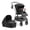 Black, variant on Mamazing Baby Stroller with Bassinet Air Lux Carbon Fiber Lightweight Compact Fold Reversible Seat for Infant Toddler