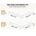 thumbnail image 2 of Large Acrylic Cutting Board with Lip, 25x20cm Chopping Board and Countertop Protector for Kitchen and Home Use, 2 of 8