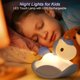 thumbnail image 2 of Luces nocturnas para niños, lámpara táctil LED con USB recargable, luz nocturna para bebé para guardería, luz nocturna portátil de silicona para guardería (azul), 2 of 5