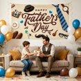 thumbnail image 2 of Happy Father's Day Banner Large Photography Background Photo Props for Indoor Outdoor Garden and Home Party Decor, 2 of 4