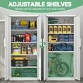 thumbnail image 3 of Marcree Metal Garage Storage Cabinet with 2 Doors and Adjustable Shelves - 71" Steel Lockable File Cabinet, Locking Tool Cabinets for Office, Home, Garage, Gym, School (White), 3 of 9