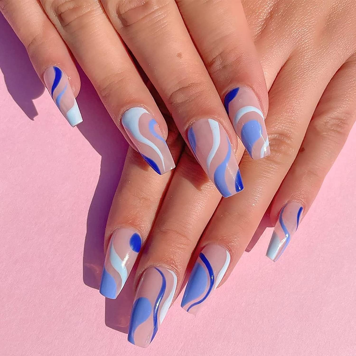 Medium length coffin nails outlet
