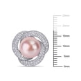 thumbnail image 2 of Everly Women's Cultured Pearl Sterling Silver Earrings, 2 of 4