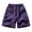 Purple, variant on ZQUUVOU Men's Casual Shorts Solid Color Casual Elastic Waistband Zipper Pocket Workwear Shorts Brown