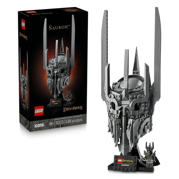 Set LEGO Icons El Señor de los Anillos: Casco de Sauron 11373