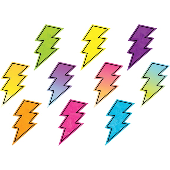 Teacher Created Resources TCR3927-3 Brights 4Ever Lightning Bulletin Accent - Pack of 3