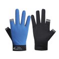 thumbnail image 2 of 1 par de guantes ciclismo 2 dedos cortados deporte ciclismo manopla antideslizante azul, 2 of 2