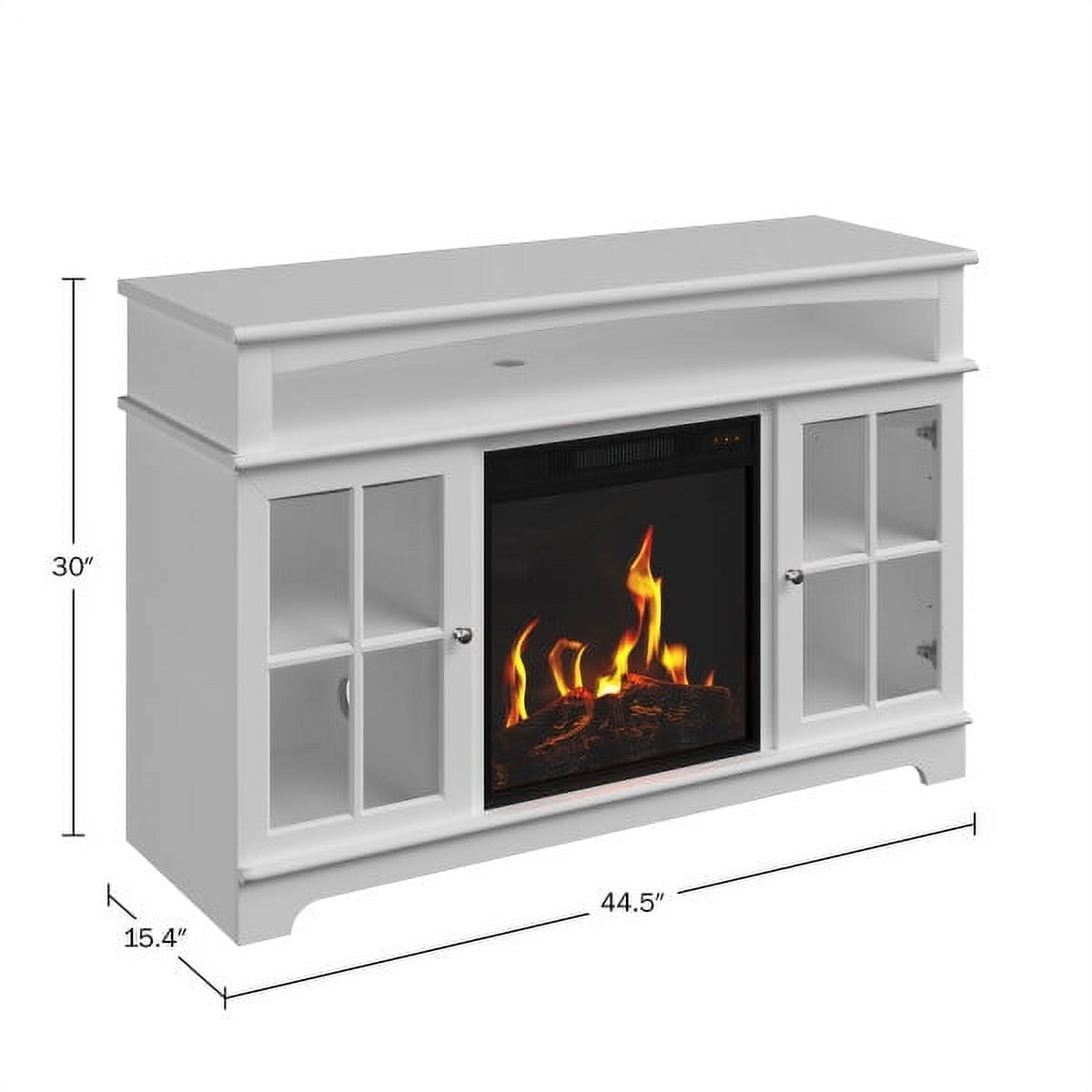 Northwest TV Stand with Electric Fireplace Fits TVs up to 50-Inches (White) Sansujyuku sansujyuku.com